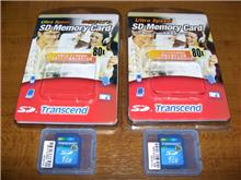 SDメモリーカード、買い足してみました(笑) SDメモリーカード、買い足してみました(笑)