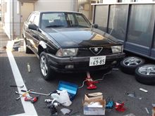 すぐ終わるタイヤ交換のはずが… すぐ終わるタイヤ交換のはずが…