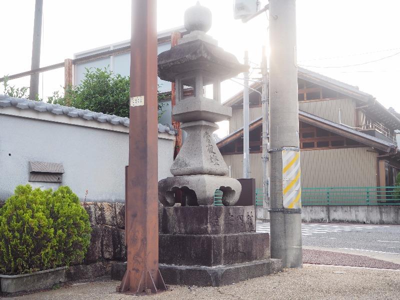 中山道 鵜沼宿 常夜燈