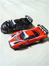 エブロ 1/43 スーパーGTNSX 09モデル 2台購入 エブロ 1/43 スーパーGTNSX 09モデル 2台購入