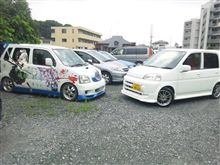 痛車とのツイン写メです。 痛車とのツイン写メです。