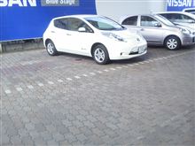 日産リーフ試乗♪ 日産リーフ試乗♪