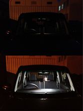フロントルームランプLED化と入院 フロントルームランプLED化と入院