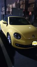 代車はオープンカー(笑 ザ・ビートルカブリオレ 代車はオープンカー(笑 ザ・ビートルカブリオレ