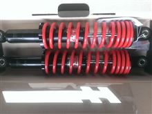 タイカブ100EXに YSSハイブリッドサス330mm を装着 タイカブ100EXに YSSハイブリッドサス330mm を装着