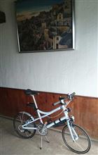 FIATカラーの自転車完成 FIATカラーの自転車完成