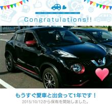 愛車と出会って1年! 愛車と出会って1年!
