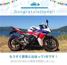 愛車と出会って1年! 愛車と出会って1年!