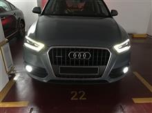 Q3 フォグランプ交換 Q3 フォグランプ交換