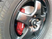 S13フロントキャリパー交換(HCR32→HCR32) S13フロントキャリパー交換(HCR32→HCR32)
