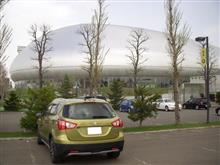 札幌ドームに登場 札幌ドームに登場
