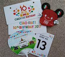 CIAO FIAT! 10thBIRTHDAY 2017 CIAO FIAT! 10thBIRTHDAY 2017