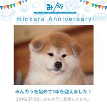 祝・みんカラ歴1年! 祝・みんカラ歴1年!