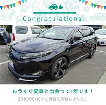 愛車と出会って1年! 愛車と出会って1年!