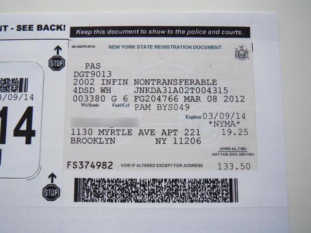 New York State Car Registration New York State Car Registration