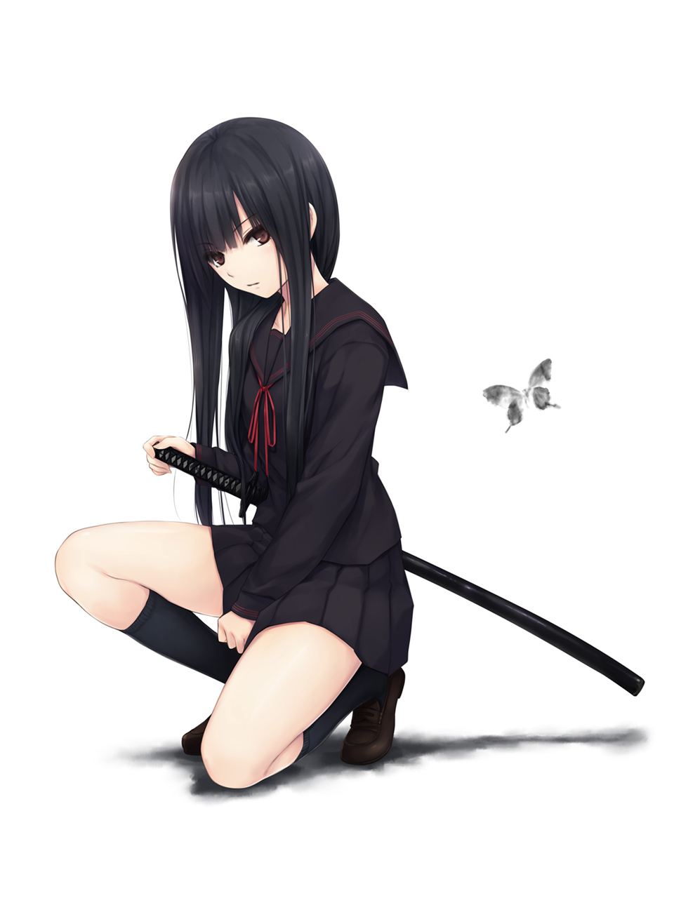 二次元黒髪キャラに萌え続けるスレ5 [無断転載禁止]©bbspink.com	->画像>2388枚 