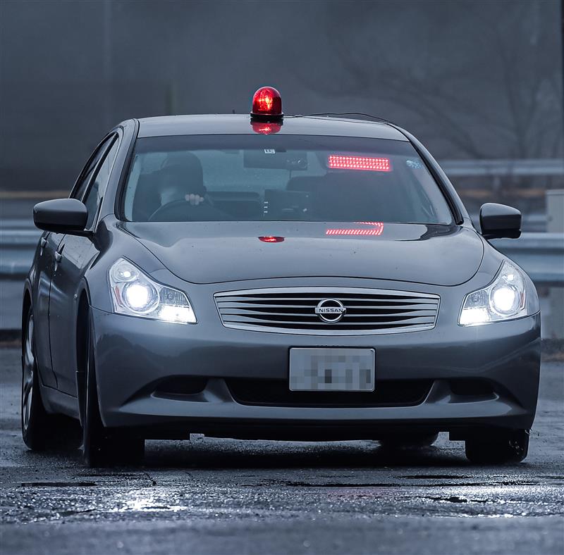 平成25年度大阪府警年頭視閲式…改め、GRX133マークX覆面パトカー