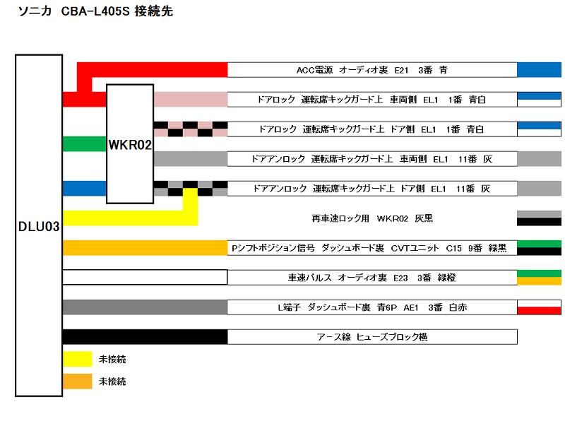 八木澤氏車速感応ドアロック取り付け①