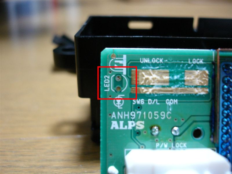 C25】各種スイッチ類のLED打ち替え②（PWスイッチ2LED追加交換編