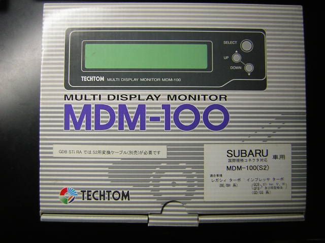 MDM-100の取付け（スバル インプレッサハードトップセダン・GC