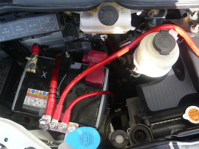 VQ25極太アース フルキット装着