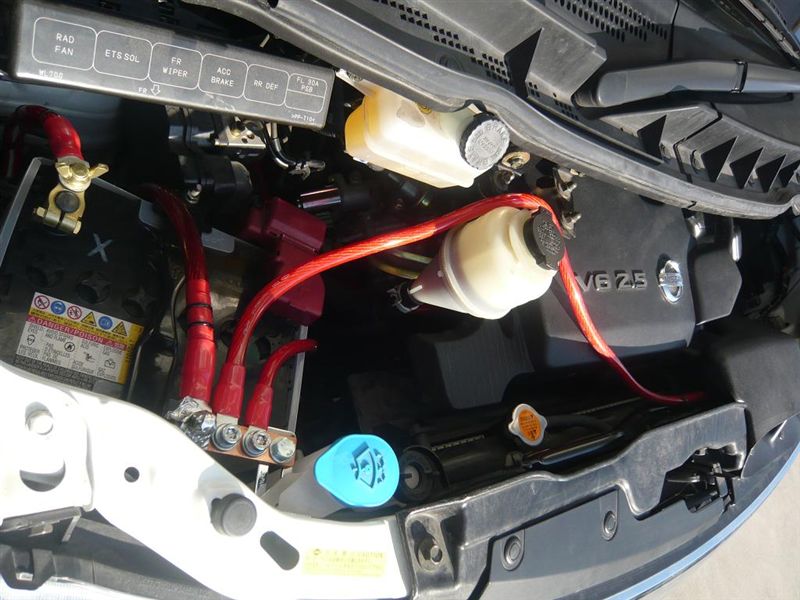 VQ25極太アース フルキット装着