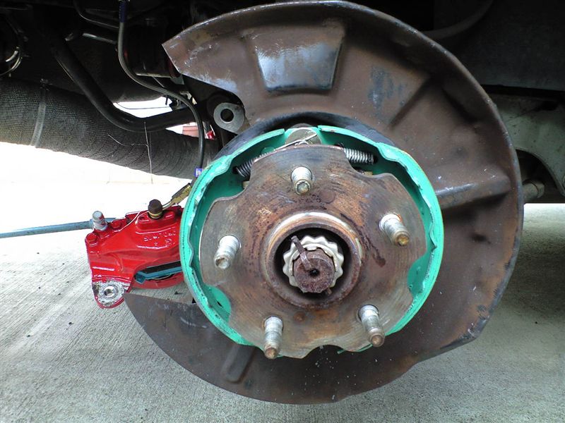 JZA80スーキャリ移植後のサイドブレーキ調整（トヨタ マークII