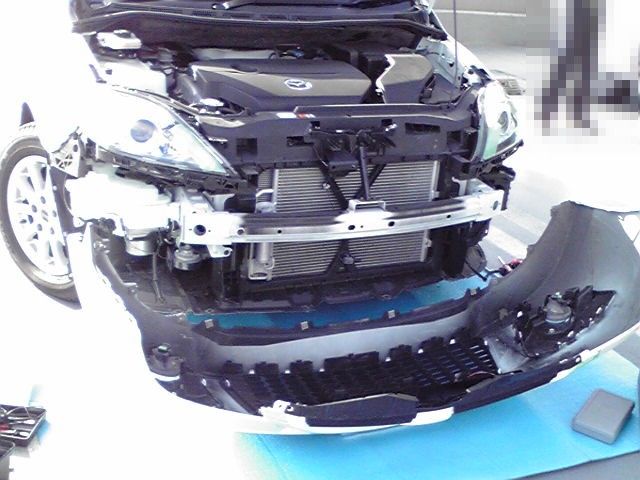 初めてのバンパー外し 作業手順 マツダ プレマシー By Konee みんカラ