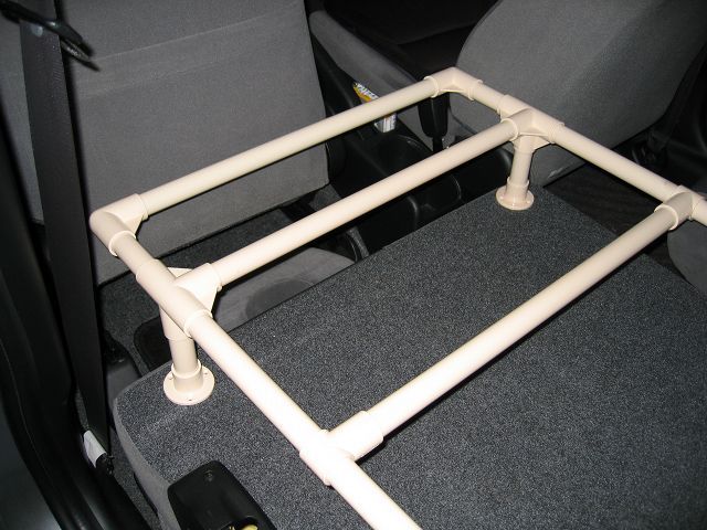 車中泊用ベッドの作成 ホンダ フィット By Gulgul みんカラ