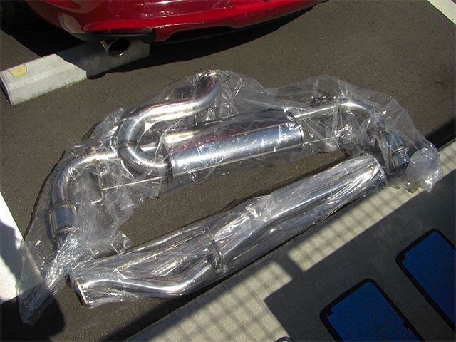 Odula RX8/RS spec マフラー装着(マツダ RX-8・SE3P)by 北斗@赤