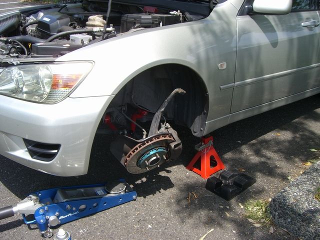 アルテッツァ ナックル交換 四輪アライメント調整 ｜ カー用品持