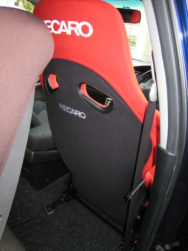レカロ RECARO SP-G 車検対応 バックレストカバー付き