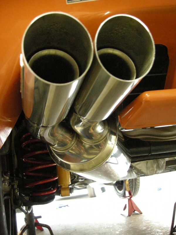 バルケッタOVER RACING SUS MUFFLER STRAIGHTの単体画像