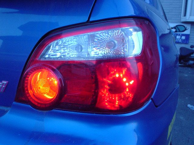 送料込み】GDB 涙目 インプレッサ LEDスモークテールランプ希少