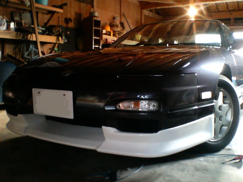180SXのフロントリップスポイラーに関するカスタム事例｜車の