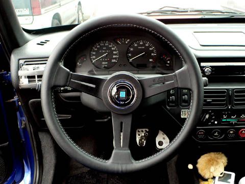 NARDI CLASSIC LEATHER ブラックレザー＆ブラックスポーク のパーツ 
