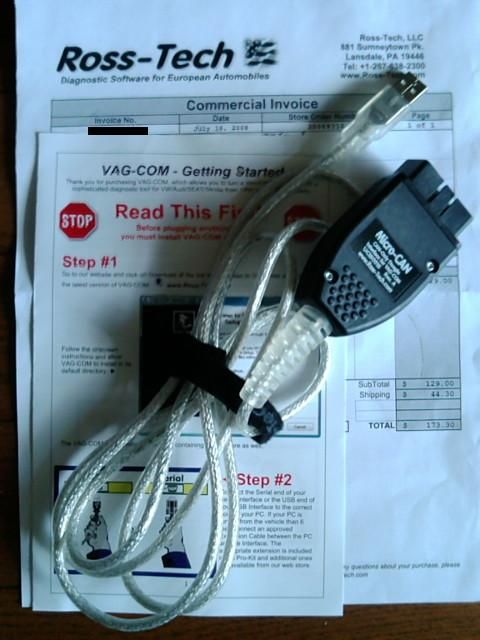 Ross-Tech VCDS ケーブル(Micro-CAN)