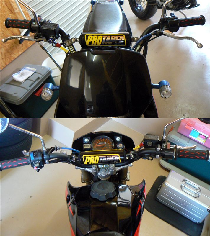 PRO TAPER SE(SEVEN EIGHT） BAR KLXDEZ 110 のパーツレビュー KSRII(【池】) みんカラ