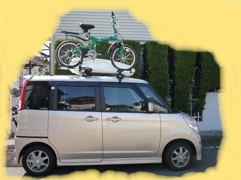 【福袋セール】 スズキ 縮み ブラック ルーフキャリア車種別セット パレット パーツ