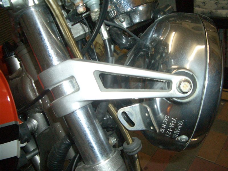 sr400 ヘッドライトステー WM