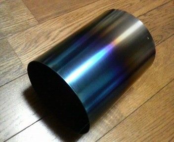 【コンビニ受取対応商品】 befreejapan 115パイ マフラーカッター チタンテールチップ パーツ