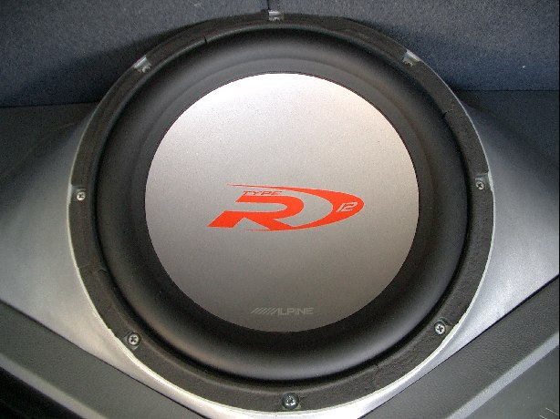 1000ワットアルパインサブウーハーSWR-1241D ウーファー