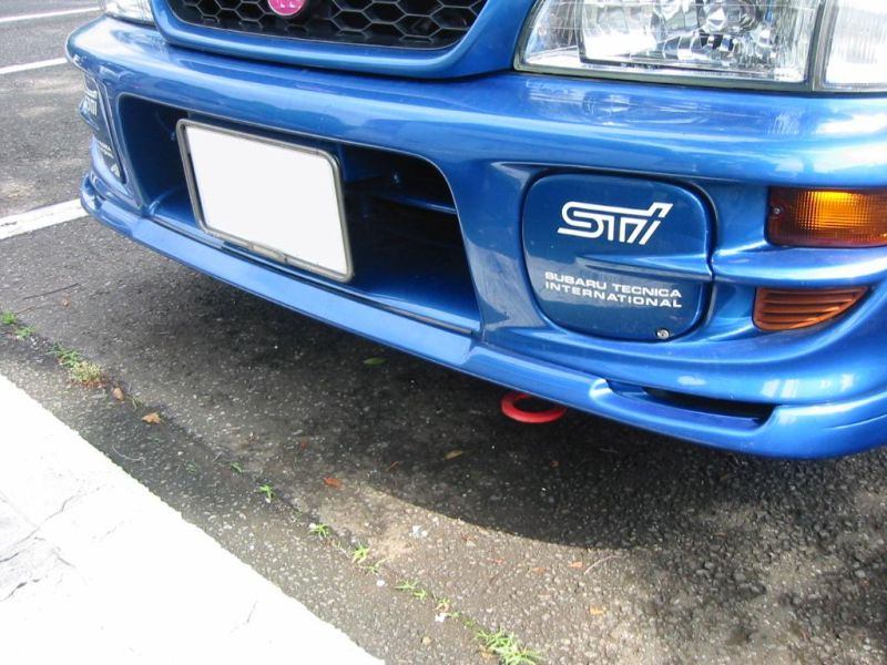 インプレッサ WRXの純正リップスポイラー・GC8・リップ塗装DIY