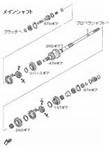 NB8用6速の分解図