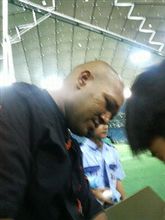 今日は野球の試合見に来ています。 