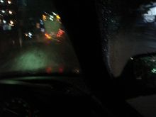 豪雨で緊急出勤
