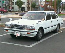 水垢だらけの懐かしい車