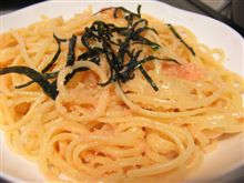 たらこスパゲッティー、またまた作りました～！