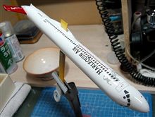 MD81製作中!デカール貼り終了 MD81製作中!デカール貼り終了