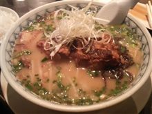 夕食はラーメン